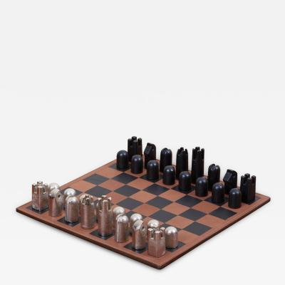 Carl Aub ck Modernist Chess Set 5606 by Carl Aub ck