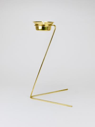 Carl Aub ck Rare Carl Aub ck Brass Standing Floor Ashtray Smoking Stand Austria 1950s