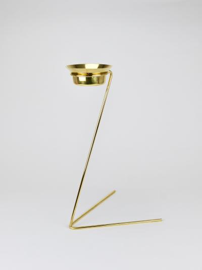 Carl Aub ck Rare Carl Aub ck Brass Standing Floor Ashtray Smoking Stand Austria 1950s