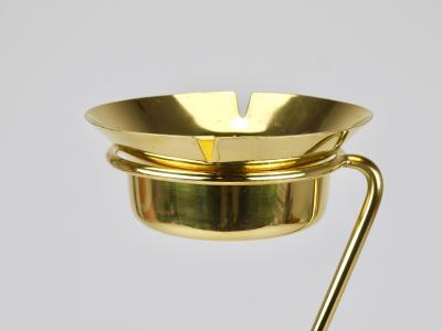 Carl Aub ck Rare Carl Aub ck Brass Standing Floor Ashtray Smoking Stand Austria 1950s