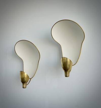 Carl Axel Acking A pair of large wall lights by Carl Axel Acking