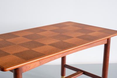 Carl Axel Acking Carl Axel Acking Coffee Table in Teak and Brass SMF Bodafors Sweden 1950s