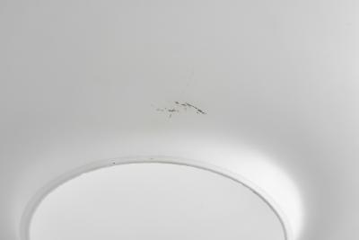 Carl Axel Acking Carl Axel Acking Opal Glass Hanging Lamp for ASEA Sweden ca 1940s