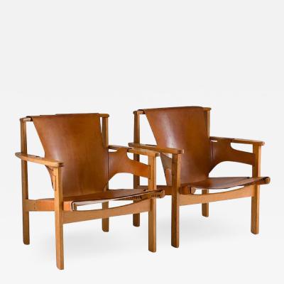 Carl Axel Acking Scandinavian Midcentury Easy Chairs Trienna by Carl Axel Acking for NK