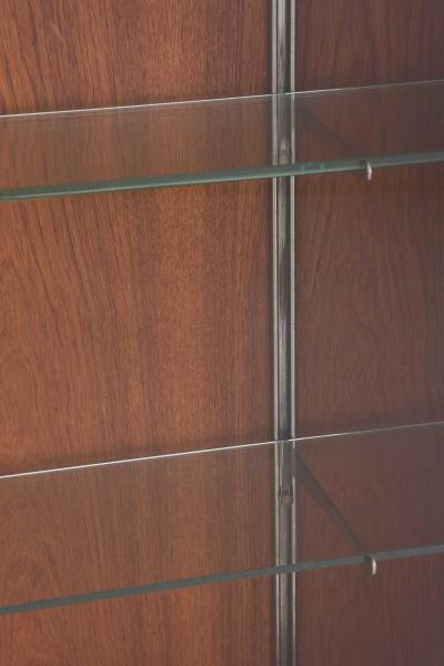Carl Axel Acking Scandinavian Modern Cabinet in Glass Teak Beech by Carl Axel Acking 1950s