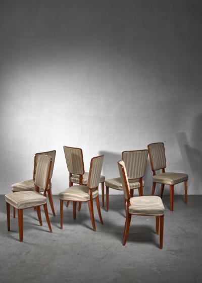 Carl Cederholm Carl Cederholm set of seven dining chairs Sweden
