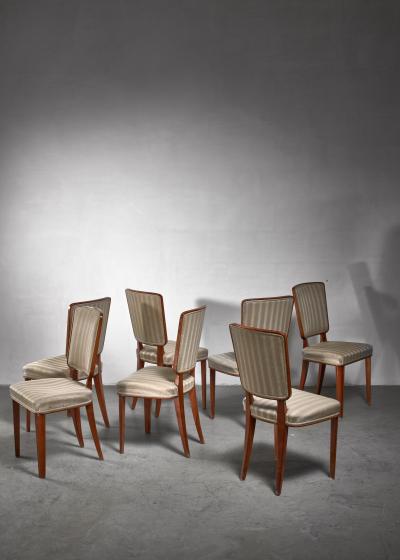 Carl Cederholm Carl Cederholm set of seven dining chairs Sweden