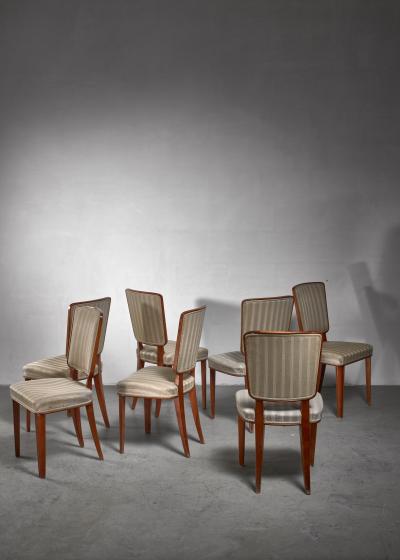 Carl Cederholm Carl Cederholm set of seven dining chairs Sweden