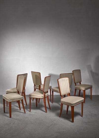 Carl Cederholm Carl Cederholm set of seven dining chairs Sweden
