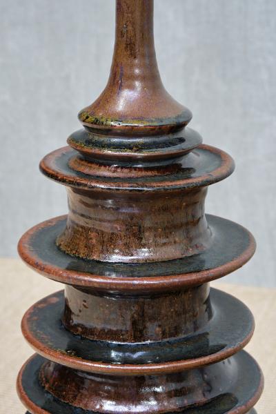 Carl Cunningham Cole Carl Cunningham Cole Ceramic Floor Lamp Algutsboda Sweden 1983