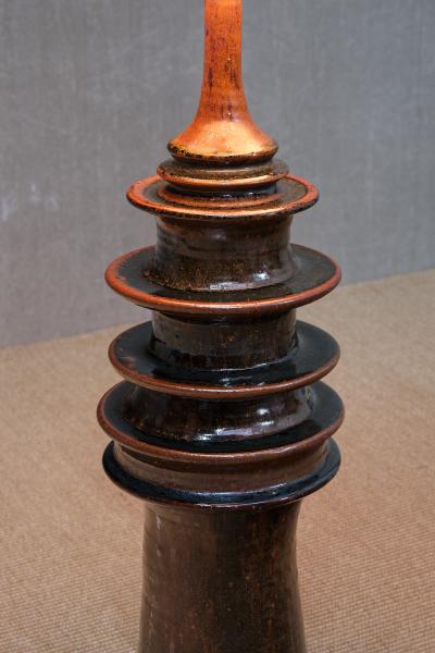 Carl Cunningham Cole Carl Cunningham Cole Ceramic Floor Lamp Algutsboda Sweden 1983