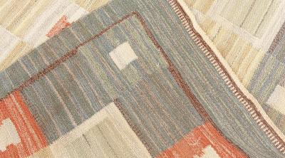 Carl Dagel SWEDISH FLAT WEAVE RUG BY CARL DANGEL