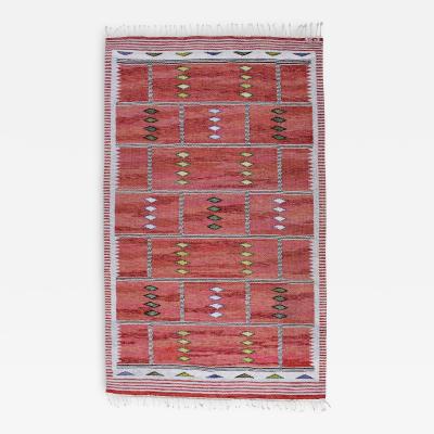 Carl Dagel Vintage Carl Dagel Flat Weave Swedish Carpet