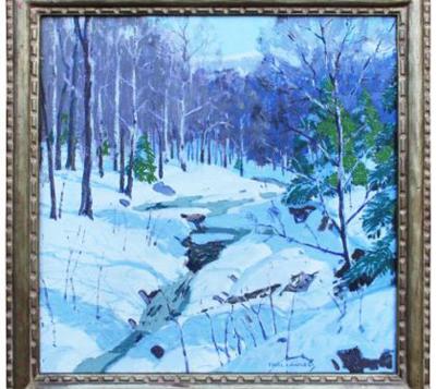 Carl E Lawless Vermont Winter 