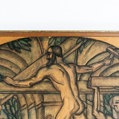 Carl Einar Andreas Forseth CARL EINAR ANDREAS FORSETH 1892 1988 ARCHITECT PAINTING ON BOARD
