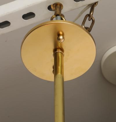 Carl Fagerlund 1950s Crystal and Brass Chandelier by Carl Fagerlund for orrefors