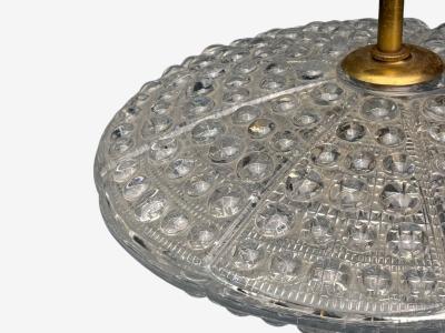Carl Fagerlund Carl Fagerlund Brass Glass Pendant Lights Sweden 1940s