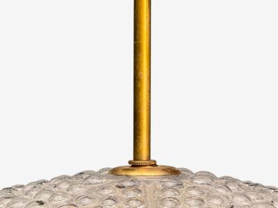 Carl Fagerlund Carl Fagerlund Brass Glass Pendant Lights Sweden 1940s