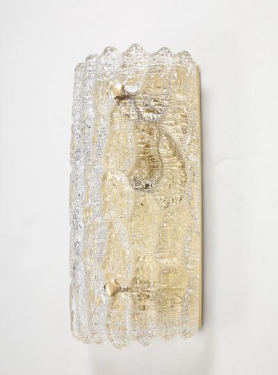 Carl Fagerlund Carl Fagerlund Crystal and Brass Sconces 4 Pairs Available 