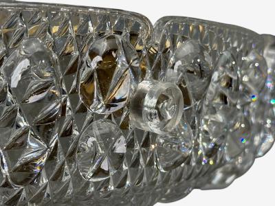 Carl Fagerlund Carl Fagerlund Pendant Light Textured Glass Brass Sweden 1960s