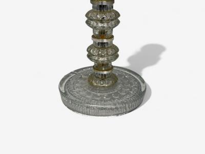 Carl Fagerlund Carl Fagerlund Swedish Modern Glass Nickel Floor Lamp Sweden 1970s