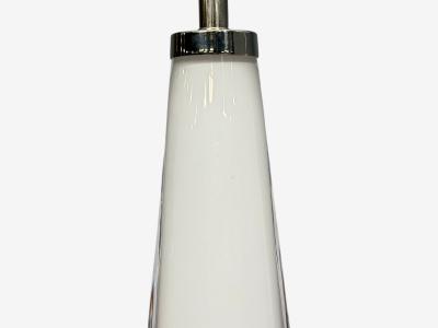 Carl Fagerlund Carl Fagerlund Swedish Modern Table Lamps White Glass Sweden 1960s