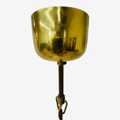 Carl Fagerlund Carl Fagerlund Swedish Modern Textured Glass Pendant Light Sweden 1940s