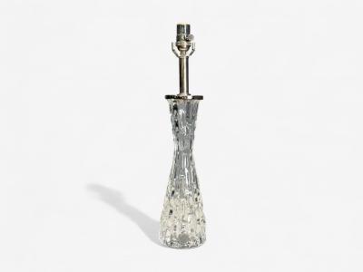 Carl Fagerlund Carl Fagerlund Swedish Modern Textured Glass Table Lamp Sweden 1960s