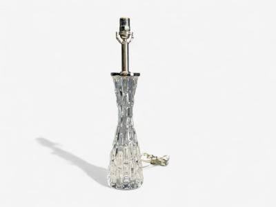 Carl Fagerlund Carl Fagerlund Swedish Modern Textured Glass Table Lamp Sweden 1960s