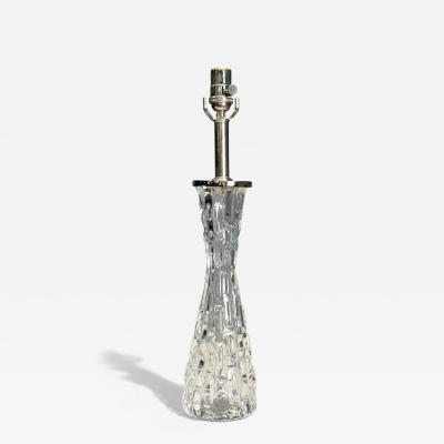 Carl Fagerlund Carl Fagerlund Swedish Modern Textured Glass Table Lamp Sweden 1960s