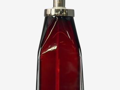Carl Fagerlund Carl Fagerlund Table Lamps Red Glass Sweden 1950s