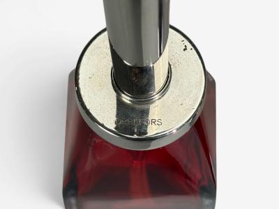 Carl Fagerlund Carl Fagerlund Table Lamps Red Glass Sweden 1950s