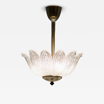 Carl Fagerlund Ceiling Lamp by Carl Fagerlund in Brass Glass 1960s