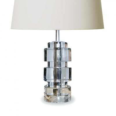 Carl Fagerlund Crystal Table Lamp by Carl Fagerlund for Orrefors