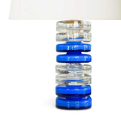 Carl Fagerlund Exceptional Mod table lamp by Carl Fagerlund for Orrefors