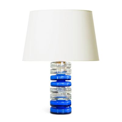 Carl Fagerlund Exceptional Mod table lamp by Carl Fagerlund for Orrefors
