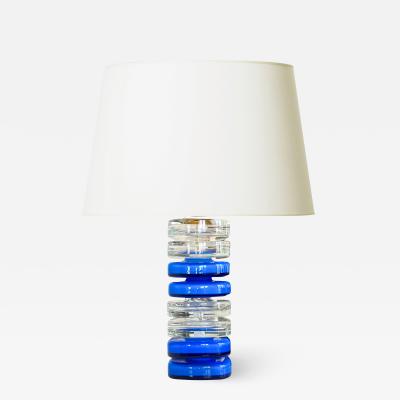 Carl Fagerlund Exceptional Mod table lamp by Carl Fagerlund for Orrefors