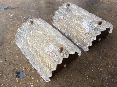 Carl Fagerlund Large Sconces by Orrefors