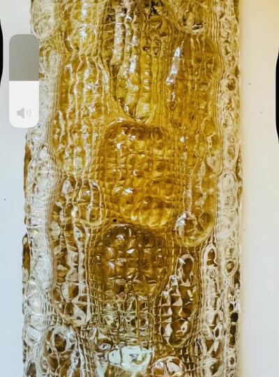 Carl Fagerlund Pair of 1950s Swedish Orrefors Crystal Mid Century Wall Lamps