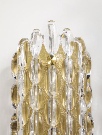 Carl Fagerlund Pair of Crystal Bubble Sconces by Carl Fagerlund for Orrefors 