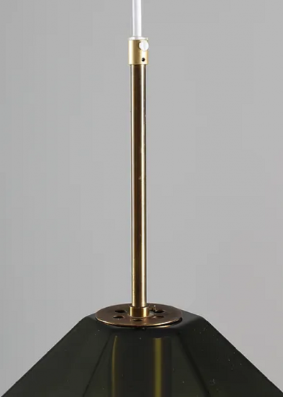 Carl Fagerlund Pair of Swedish Midcentury Pendants by Carl Fagerlund for Orrefors