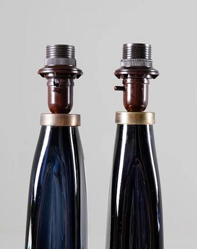 Carl Fagerlund Swedish Midcentury Table Lamps by Carl Fagerlund for Orrefors