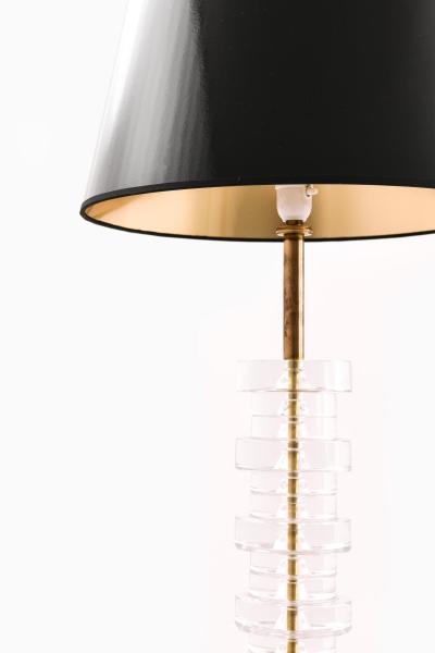 Carl Fagerlund Table Lamp in Brass and Glass by Carl Fagerlund 1960s