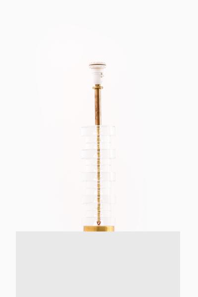 Carl Fagerlund Table Lamp in Brass and Glass by Carl Fagerlund 1960s