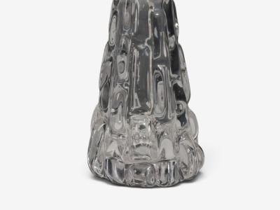 Carl Fagerlund Table Lamps Textured Glass Chrome Sweden 1960s