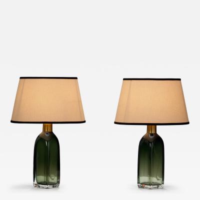 Carl Fagerlund Table Lamps by Carl Fagerlund for Orrefors Sweden 20th Century