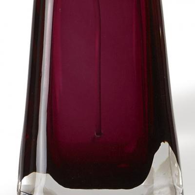 Carl Fagerlund Table lamp with deep rose interior by Carl Fagerlund