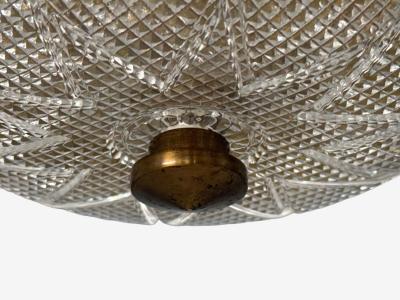 Carl Fagerlund Tulip Chandelier Molded Glass Brass Sweden 1960s