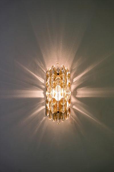 Carl Fagerlund Wall Lights by Carl Fagerlund for Orrefors Sweden 1970s