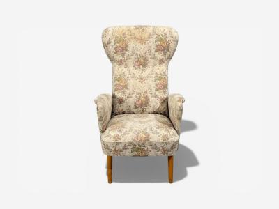 Carl Gustav Hiort af Orn s Carl Gustaf Hiort af Orn s Carl Gustaf Hiort af Orn s Armchair Fabric Lacquered Wood Finland 1940s